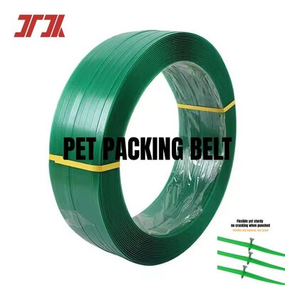 9-32mm Lebar tahan cuaca kekuatan tarik tinggi PET Packing Strap untuk kargo berat