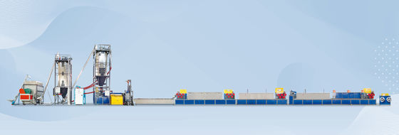 Lini Produksi Mesin Pembuat Tali PET Polyester GUGAO Motor 200kg / H