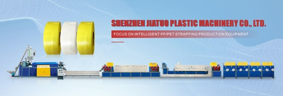 5-19mm Lebar Mesin Pembuat Tali PP Garis Ekstrusi 200kg / H