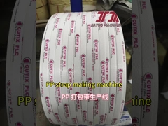 Garis produksi PP tali 5-19 mm PP tali pembuatan mesin pita Extruder 200kg/h Max Kapasitas